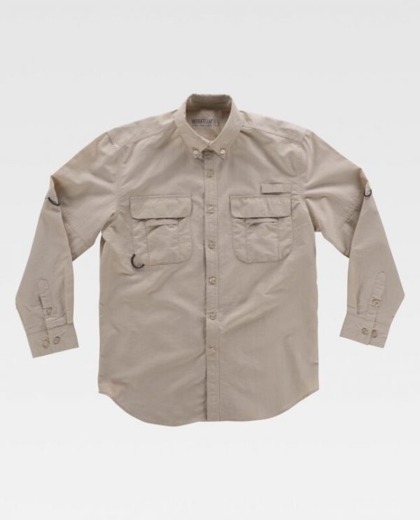 Camisa trabajo safari Workteam B8500