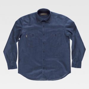 Camisa trabajo vaquera Workteam B8700