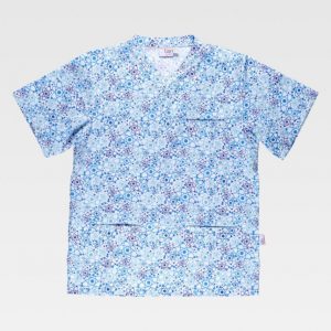 Casaca sanitaria estampada Workteam B9805