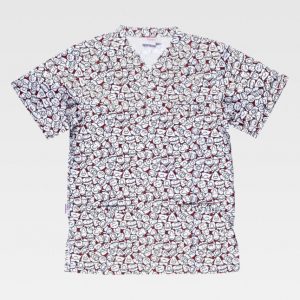 Casaca sanitaria estampada Workteam B9809