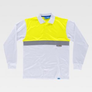 Polo reflectante antibacteriano Workteam C3443