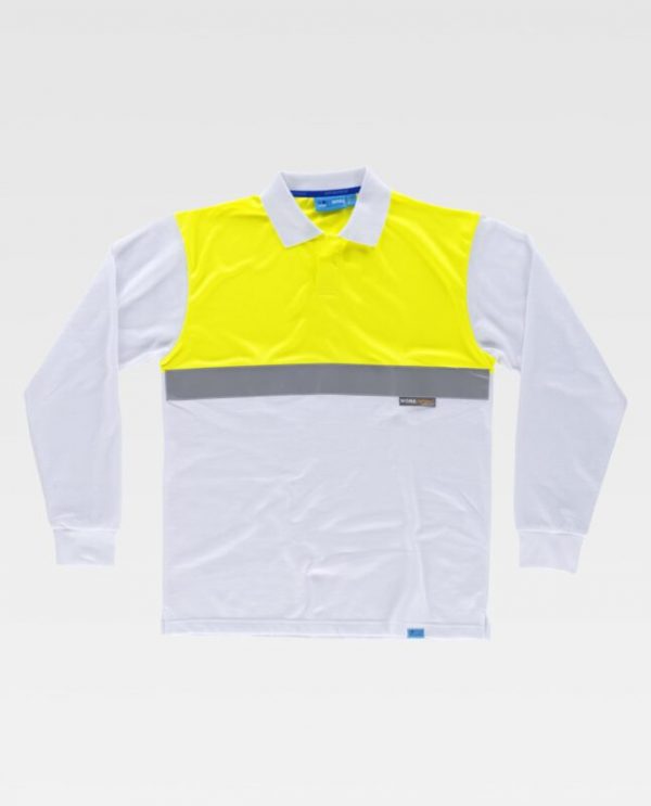 Polo reflectante antibacteriano Workteam C3443