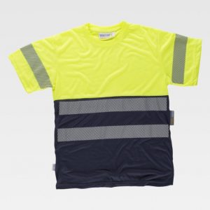 Camiseta reflectante algodón Workteam C6040