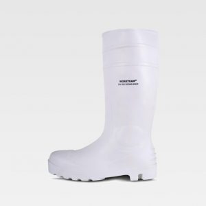 Bota pocera blanca nitrilo Workteam P2401