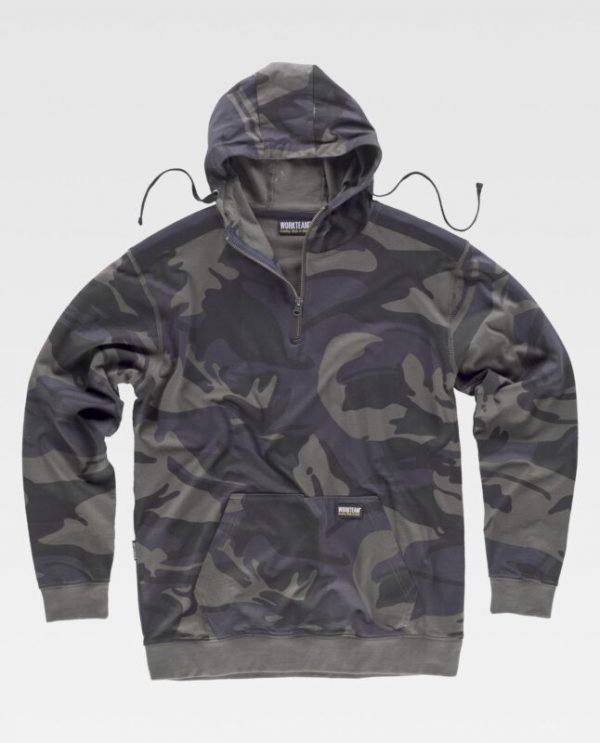 Sudadera algodón camuflaje Workteam S8505Sudadera algodón camuflaje Workteam S8505