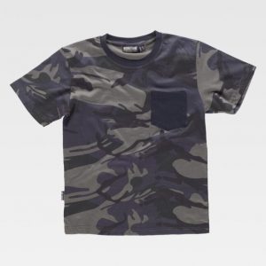 Camiseta camuflaje Workteam S8520