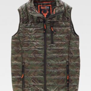 Chaleco acolchado camuflaje Workteam S8540