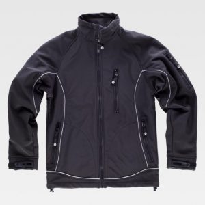 Chaqueta cortavientos reflectante Workteam S9060