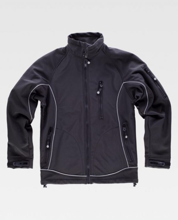 Chaqueta cortavientos reflectante Workteam S9060