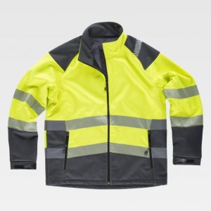 Chaqueta softshell alta visibilidad Workteam S9201