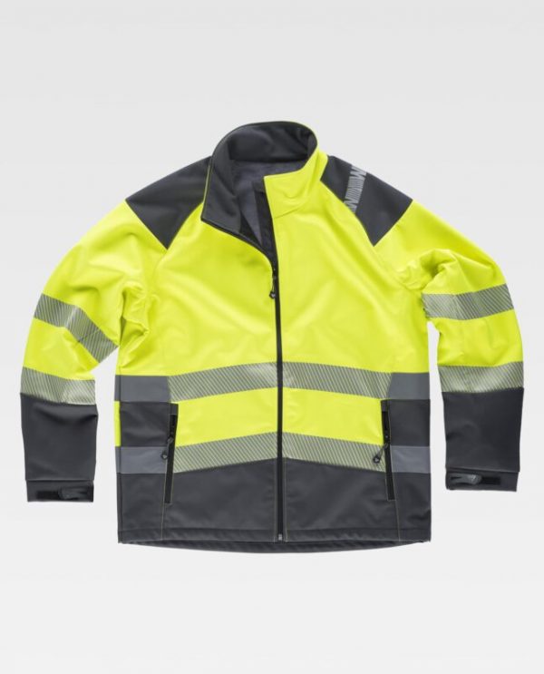 Chaqueta softshell alta visibilidad Workteam S9201