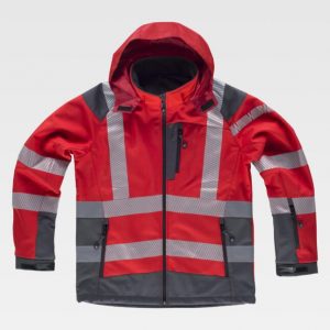 Chaqueta workshell capucha Workteam S9212